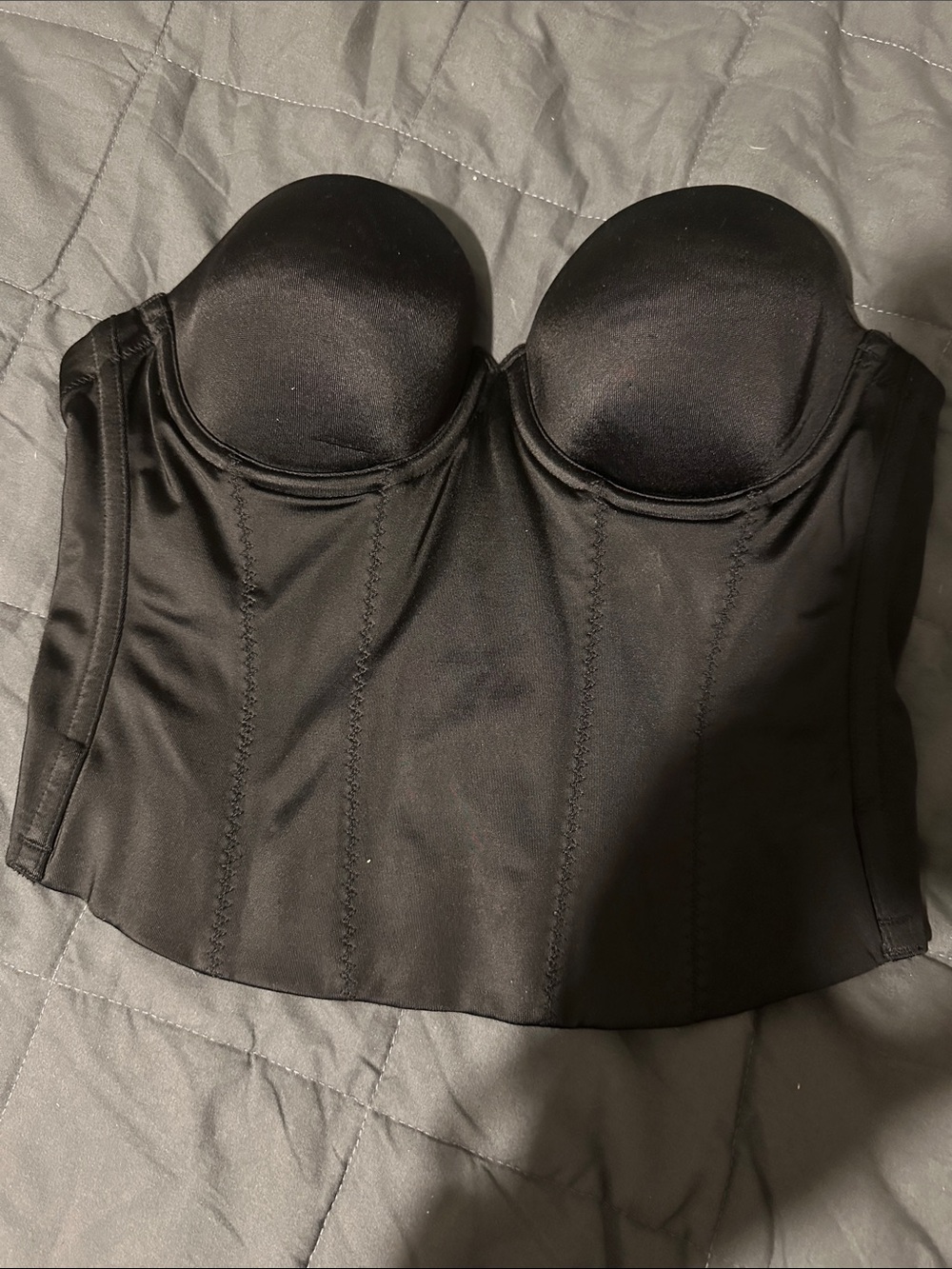 Victoria’s Secret “back off baby” low back bustier